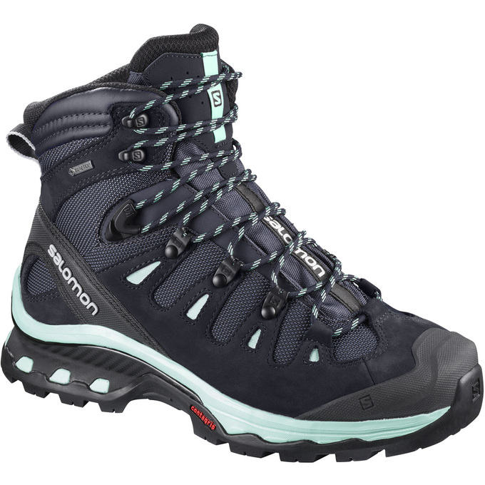 Buty Turystyczne Damskie Salomon QUEST 4D 3 GTX® W - Czarne - Polska (053-MLTEBN)